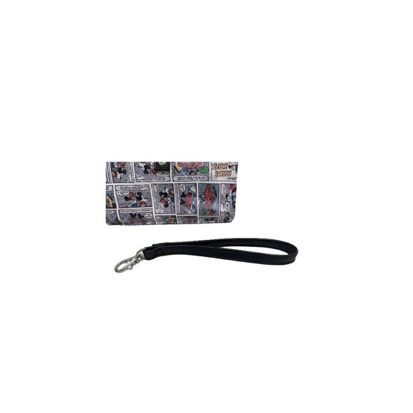 Disney Parks | Mickey & Minnie Mouse Comic Strip Wallet Wristlet | Retro | - Picture 6 of 6